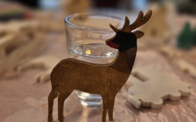 Gestern hatten wir eine gemütliche und kreative Runde im Haus: