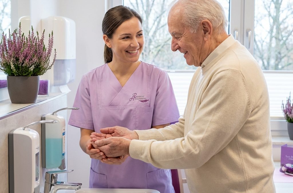 Händehygiene zur Routine in der Residenz Heideblüte