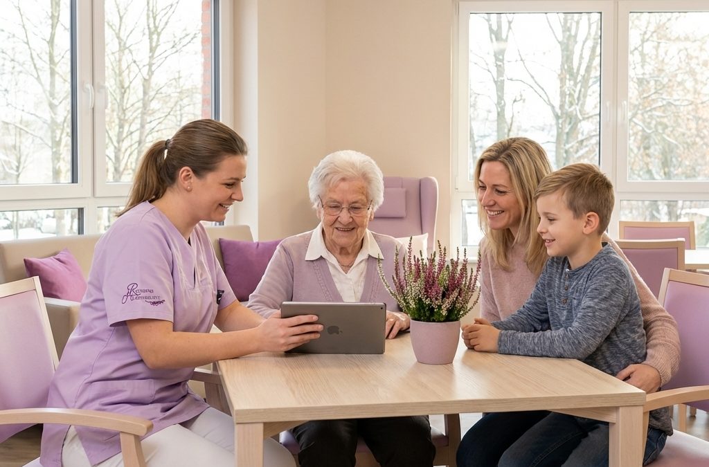 Transparente Kommunikation mit Angehörigen in der Residenz Heideblüte