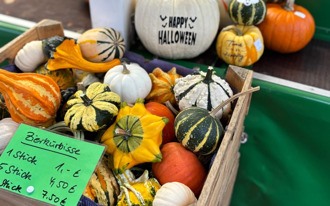🌧️🍂 Heute Morgen war der Eiserne Kern auf dem Wochenmarkt!